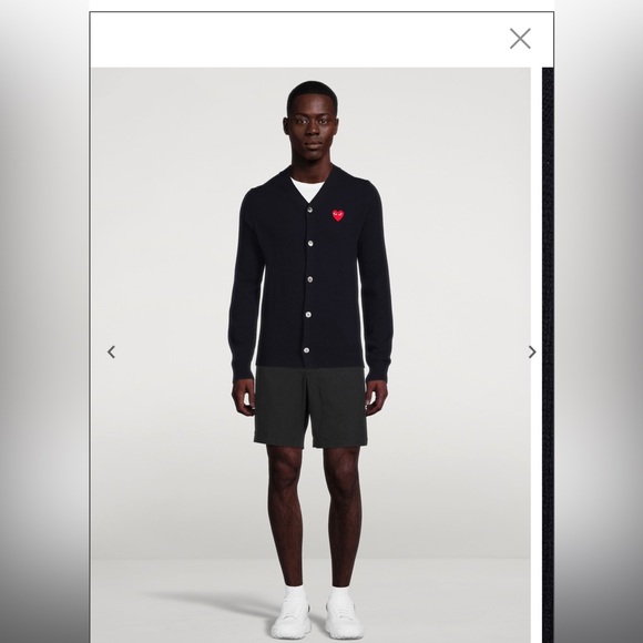 Comme des Garçons Play cardigan- black unisex - Picture 12 of 14